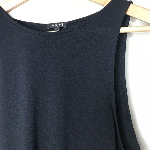 Michi Sz S Black Asymmetrical Tunic - Picture 1 of 6